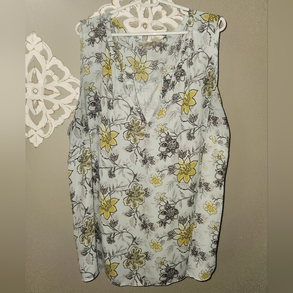 LOFT Plus Size 24/26 Tank Blouse